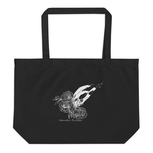 Large organic tote bag